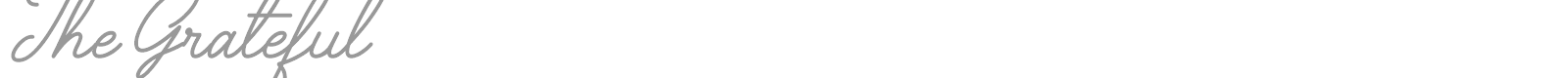 The Grateful font preview